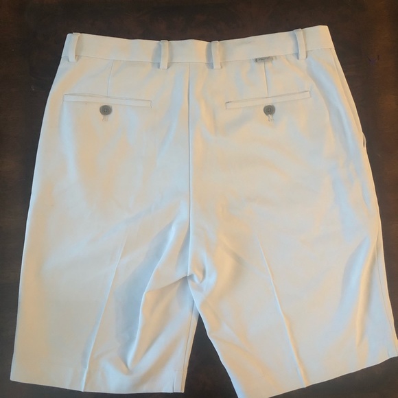 White Greg Norman Golf Shorts - Picture 4 of 4